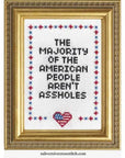 Majority of American People Cross Stitch Kit