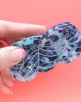 Yarn Skein Blue Hair Clip