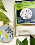 Family Flower Embroidery Sampler Kit