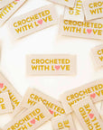 Crocheted With Love Wove Tag