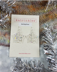Holiday Star Gauge Earrings