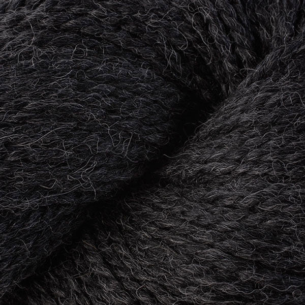 Close-up of dark gray yarn ball