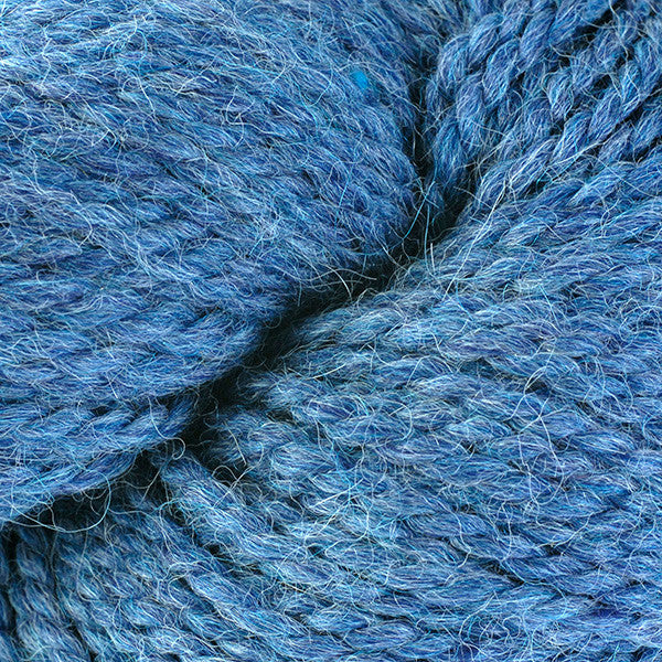 Close-up of blue yarn