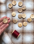 Wood Round 25mm 001