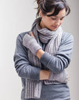 CMYD Stitch-Sampler Handwarmers & Ribbed Scarf