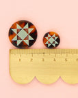 Quilt Star 1" Button