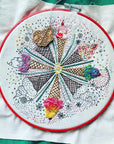 Ice Cream Embroidery Kit