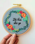 Rose Wreath Beginner Embroidery Kit