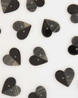 Black Heart 2 Tone 1" Button