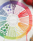 Color Wheel Embroidery Sampler