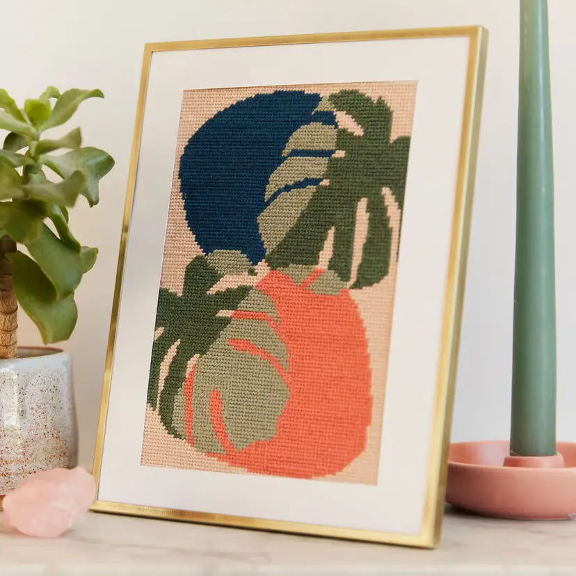 DMC Needlepoint Botanical Kit