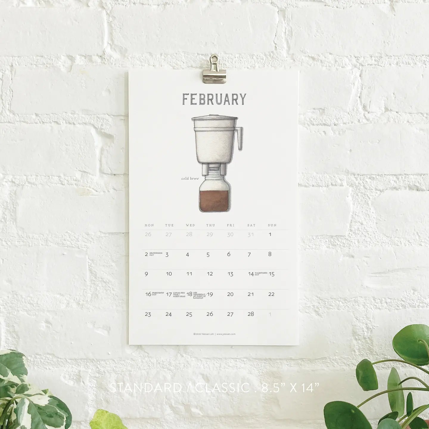 2026 Calendars Coffee Style