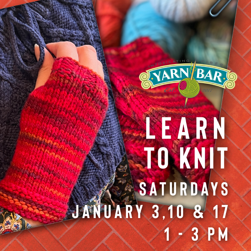 Knit One: Sat, Jan 3, 10 &amp; 17 PM