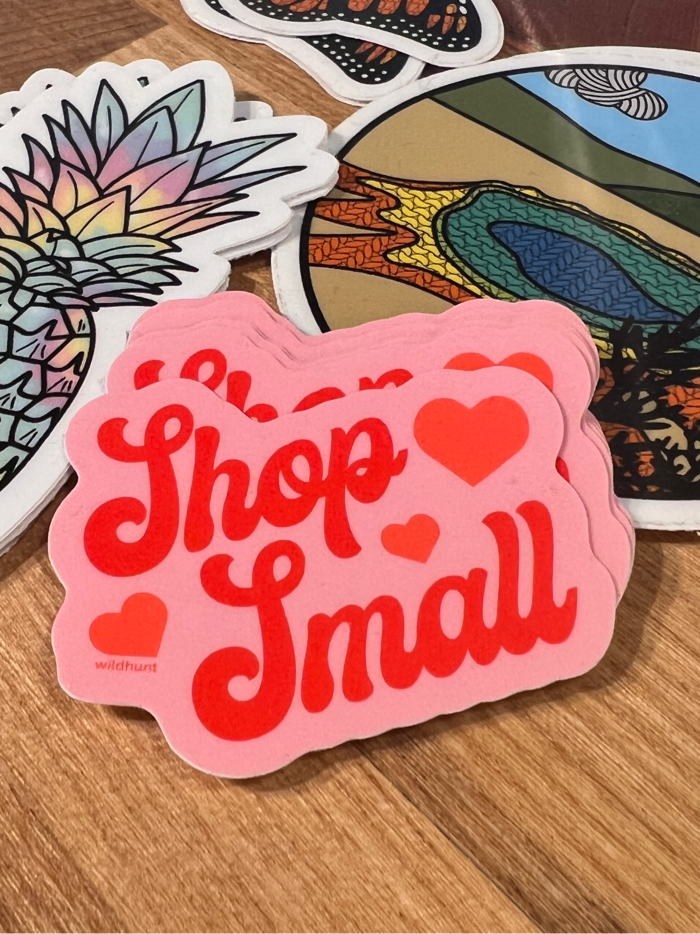 Shop Small Sticker