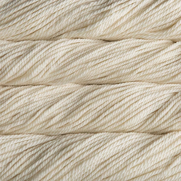 Close-up of natural  - not dyed - yarn strands