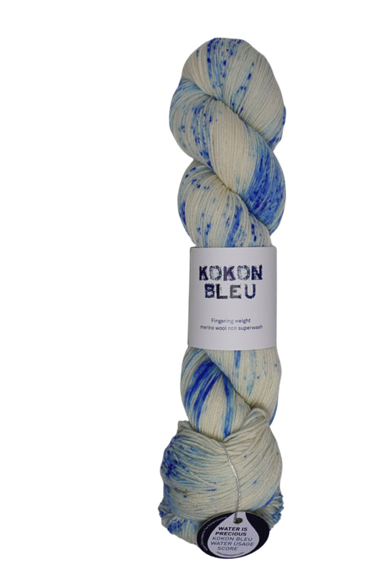 Kokon Bleu Fingering Weight Non-Superwash