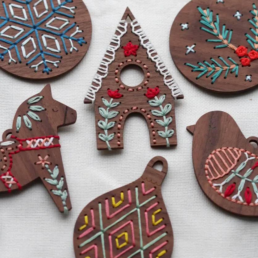 Kiriki DIY Stitched Ornament Kits