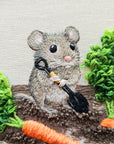 Garden Mouse Embroidery Kit
