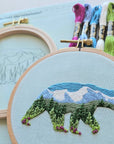 Mountain Bear Embroidery Kit