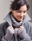CMYD Stitch-Sampler Handwarmers & Ribbed Scarf