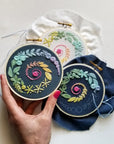 Spiral Sampler Beginner Embroidery Kit