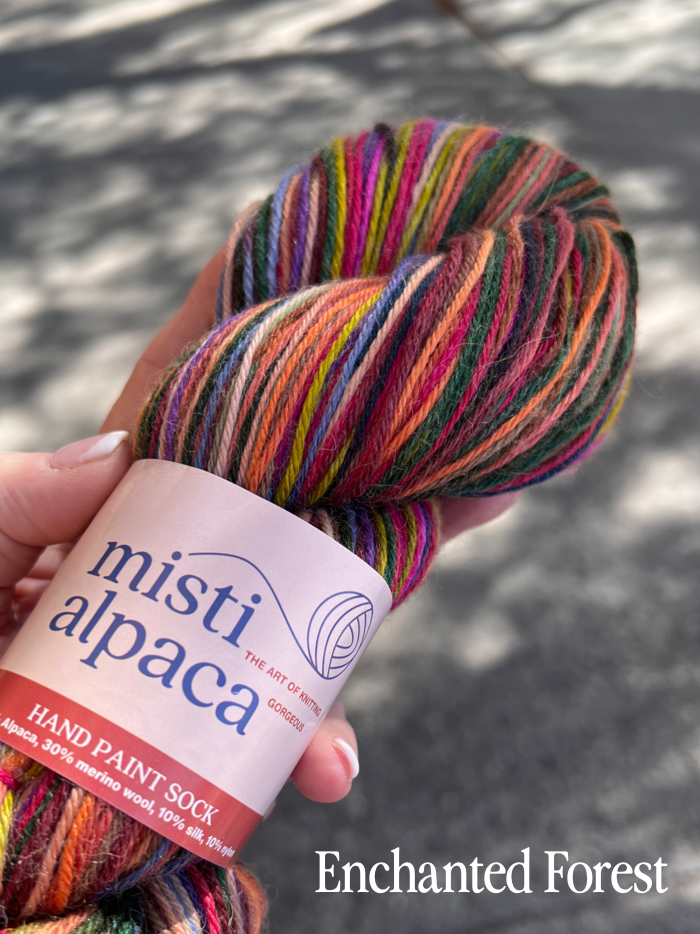 Misti Alpaca Hand Paint Sock Yarn