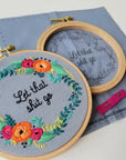Rose Wreath Beginner Embroidery Kit