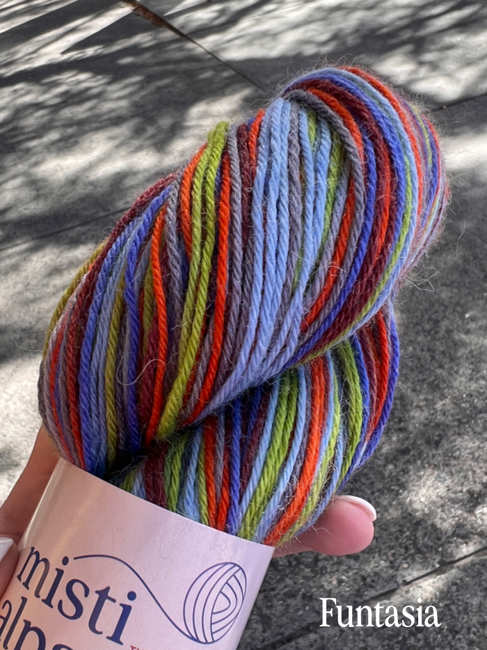Misti Alpaca Hand Paint Sock Yarn
