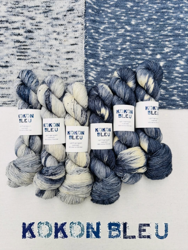Kokon Bleu Fingering Weight Non-Superwash