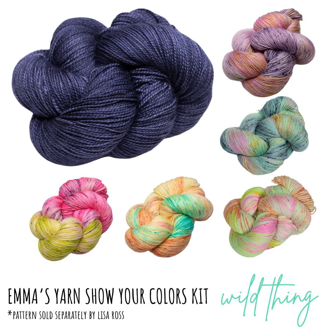 Emma&#39;s Yarn Show Your Colors Shawl Kit