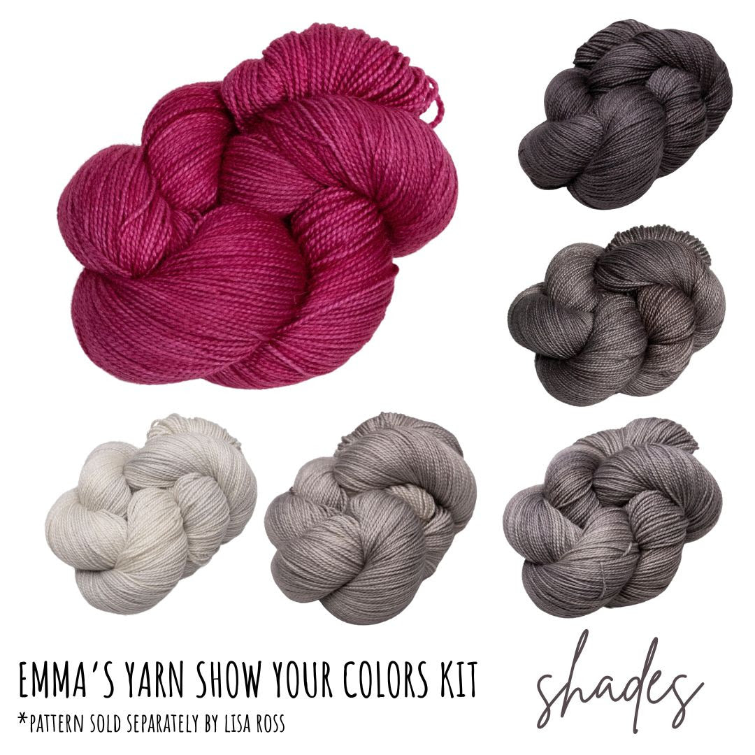 Emma&#39;s Yarn Show Your Colors Shawl Kit