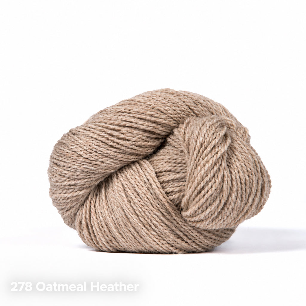 278 Oatmeal heather skein of yarn